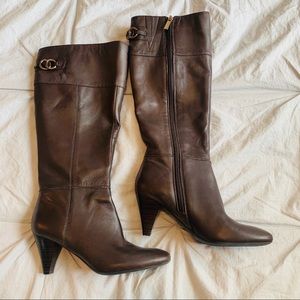Bandolino dark brown heeled boots